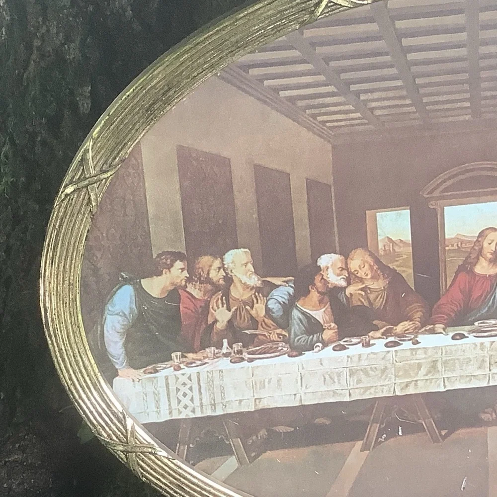 Vintage Last Supper Framed Print - Picture 5 of 8